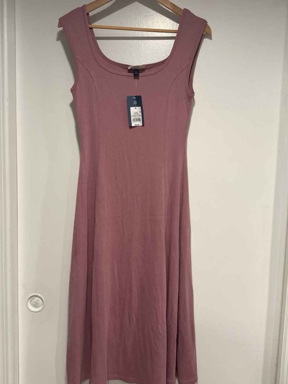 Universal thread Mauve Pink Scoop Neck A-Line Dress